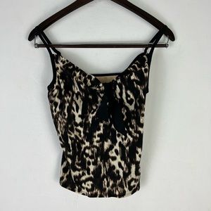Marigo Swim Top cheetah print Size 8 bathing suit swimwear top